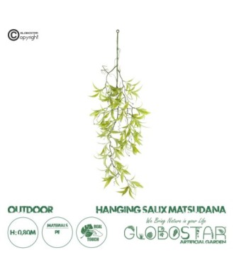 GloboStar® Artificial Garden SALIX MATSUDANA HANGING BRANCH 20414 Τεχνητό Διακοσμητικό Κρεμαστό Φυτό Ιτέα Υ80cm